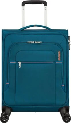 American Tourister Reiskoffer - Crosstrack Spinner 55/20 Tsa (Handbagage) Navy/Orange -Bagage Kortingen Winkel 691x1200