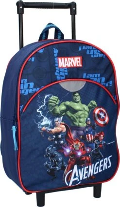Avengers Thema Trolley/reistas Rugzak Koffertje 33 Cm Voor Kinderen - Weekendtasje Voor Kinderen -Bagage Kortingen Winkel 692x1200 4