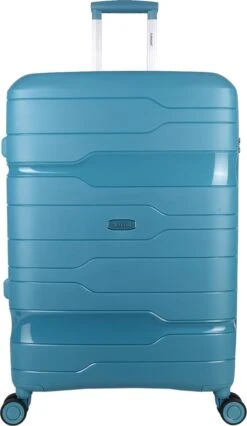 Decent ONE-CITY Large Koffer - 76 Cm - TSA Slot - Petrol -Bagage Kortingen Winkel 696x1200 4