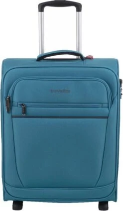Travelite Cabin 2 Wheel Trolley Turquoise -Bagage Kortingen Winkel 699x1200 3