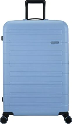 American Tourister Reiskoffer - Novastream Spinner 77/28 Tsa Exp (Large) Pastel Blue -Bagage Kortingen Winkel 703x1200 6