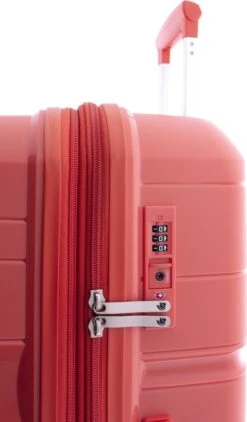 Gladiator Boxing Middelgrote Koffer Expandable 67 Cm 70/80 Liter TSA Slot - Koraalrood -Bagage Kortingen Winkel 703x1200 7