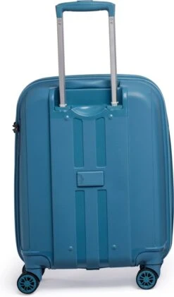 ©TROLLEYZ - Venice No.10 - Trolley - 55cm Met TSA Slot - Dubbele Wielen - 360° Spinners - 100% Polypropyleen - Handbagage Koffer In Ice Blue -Bagage Kortingen Winkel 704x1200 1
