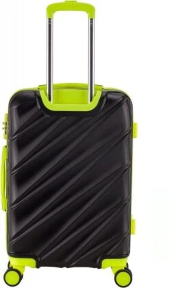 Decent Lumi Fix Handbagage Koffer - 55 Cm - Black/Lemon -Bagage Kortingen Winkel 705x1200
