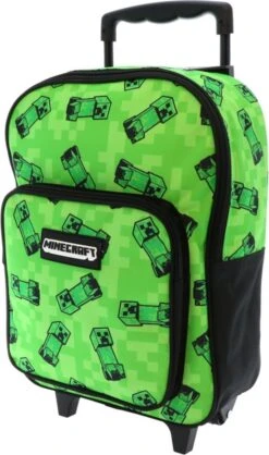 Minecraft Jongens Trolley 29x15x38 Groen -Bagage Kortingen Winkel 709x1200 3