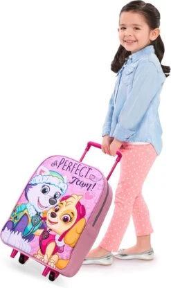 Paw Patrol Skye & Everest Trolley Koffer School Logeren Vakantie -Bagage Kortingen Winkel 713x1200 6