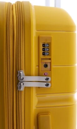 Gladiator Boxing Middelgrote Koffer Expandable 67 Cm 70/80 Liter TSA Slot - Kurkumageel -Bagage Kortingen Winkel 716x1200 3