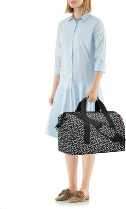 Reisenthel Allrounder L Reistas Sporttas - 30L - Signature Black Zwart -Bagage Kortingen Winkel 724x1200 7