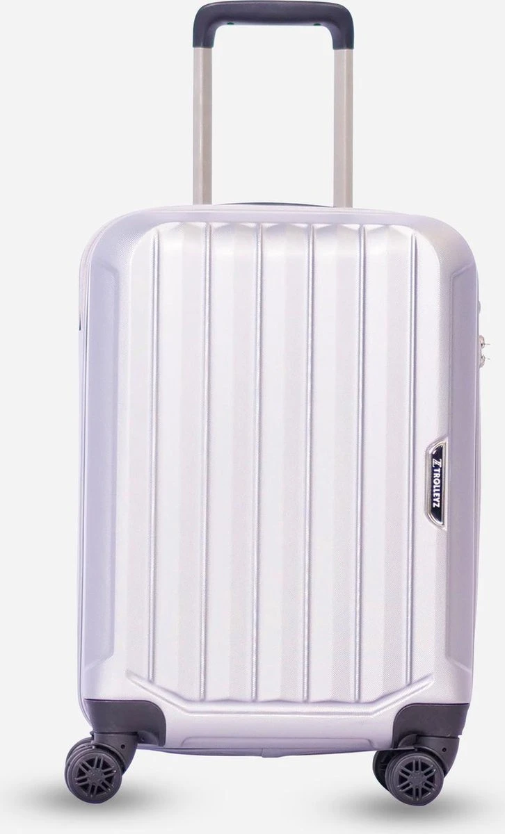 ©TROLLEYZ - Bali No.22 - Reiskoffer 78cm Met TSA Slot - Dubbele Wielen - 360° Spinners - 100% ABS - Reiskoffer In Metallic Grey 3 ©TROLLEYZ - Bali No.22 - Reiskoffer 78cm Met TSA Slot - Dubbele Wielen - 360° Spinners - 100% ABS - Reiskoffer In Metallic Grey