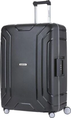 CarryOn Steward TSA Reiskoffer - 75cm Trolley Met Kliksloten - Dubbele Wielen - Zwart -Bagage Kortingen Winkel 727x1200 1