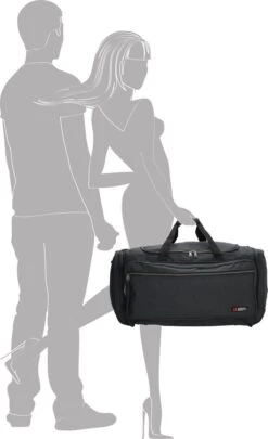 Enrico Benetti Montevideo 35315 Reistas/sporttas M - Zwart -Bagage Kortingen Winkel 731x1200 2