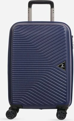 ©TROLLEYZ - Ibiza No.3 - Trolley - 55cm Met TSA Slot - Dubbele Wielen - 360° Spinners - 100% ABS - Handbagage Koffer In Ocean Blue -Bagage Kortingen Winkel 733x1200