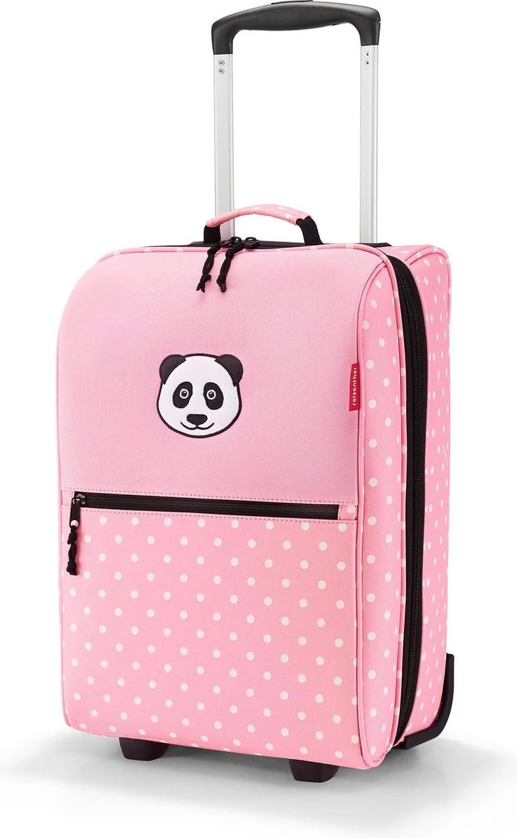 Reisenthel Trolley XS Kids Reiskoffer Kind - 12L - Panda Dots Pink Roze 3 Reisenthel Trolley XS Kids Reiskoffer Kind - 12L - Panda Dots Pink Roze