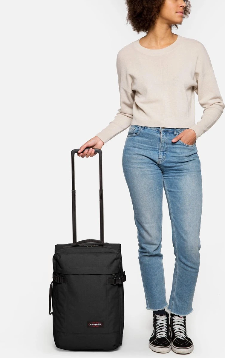 Eastpak TRANVERZ XS Reiskoffer, Handbagage (48 X 32 X 21 Cm) - Black 4 Eastpak TRANVERZ XS Reiskoffer, Handbagage (48 X 32 X 21 Cm) - Black - Afbeelding 2
