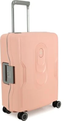 Decent Handbagage Koffer / Trolley / Reiskoffer - 55 Cm - 38 Liter - Polypropyleen - On-Tour - Roze 23 Decent Handbagage Koffer / Trolley / Reiskoffer - 55 Cm - 38 Liter - Polypropyleen - On-Tour - Roze -Bagage Kortingen Winkel 757x1200 2