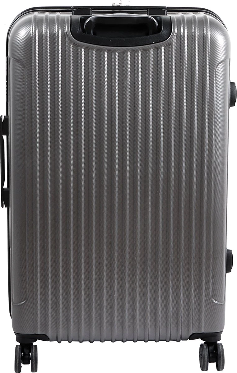 Biggdesign Ocean Handbagage Koffer - Reiskoffer - Grijs - Klein 4 Biggdesign Ocean Handbagage Koffer - Reiskoffer - Grijs - Klein - Afbeelding 2