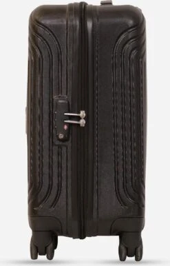 ©TROLLEYZ - Florence No.7 - Trolley - 55cm Met TSA Slot - Dubbele Wielen - 360° Spinners - 100% ABS - Handbagage Koffer In Night Black -Bagage Kortingen Winkel 767x1200 7