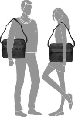 Handbagage Reistas 40x30x20 - Zwart - Schouderband -Bagage Kortingen Winkel 768x1200 9