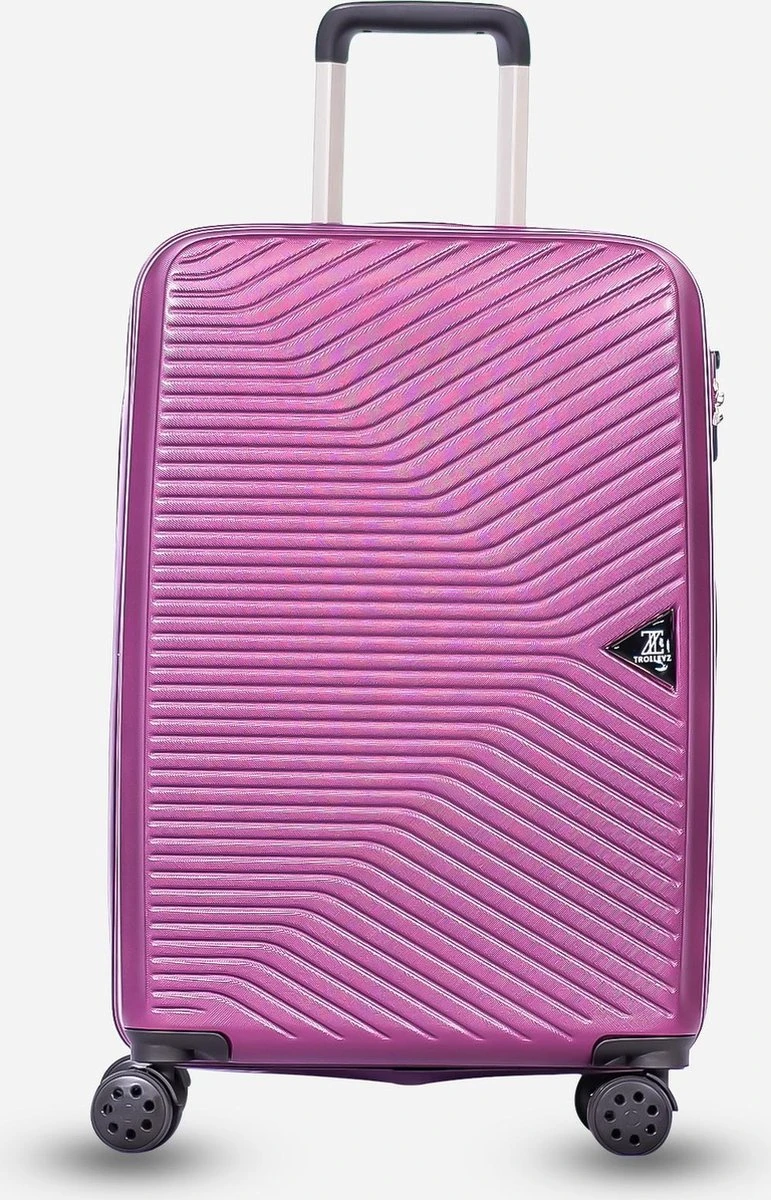 ©TROLLEYZ - Ibiza No.3 - Reiskoffer 69cm Met TSA Slot - Dubbele Wielen - 360° Spinners - 100% ABS - Reiskoffer In Dazzling Purple 3 ©TROLLEYZ - Ibiza No.3 - Reiskoffer 69cm Met TSA Slot - Dubbele Wielen - 360° Spinners - 100% ABS - Reiskoffer In Dazzling Purple