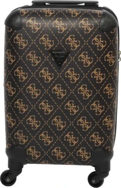 Guess Berta 18 In 4 Wheeler Dames Reiskoffer - Bruin -Bagage Kortingen Winkel 773x1200 1