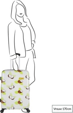 BHPPY - Crazy Coco - Reiskoffer (66 Cm) 11 BHPPY - Crazy Coco - Reiskoffer (66 Cm) -Bagage Kortingen Winkel 775x1200 9