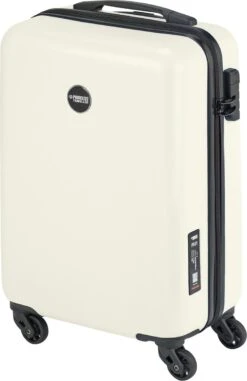 Princess Traveller PT01 - Handbagagekoffer - Pearl White - S - 55cm -Bagage Kortingen Winkel 778x1200 6