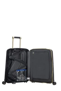 Samsonite Reiskoffer - S'Cure Dlx Spinner 55/20 (Handbagage) Black/Gold Deluscious 18 Samsonite Reiskoffer - S'Cure Dlx Spinner 55/20 (Handbagage) Black/Gold Deluscious -Bagage Kortingen Winkel 799x1200 101