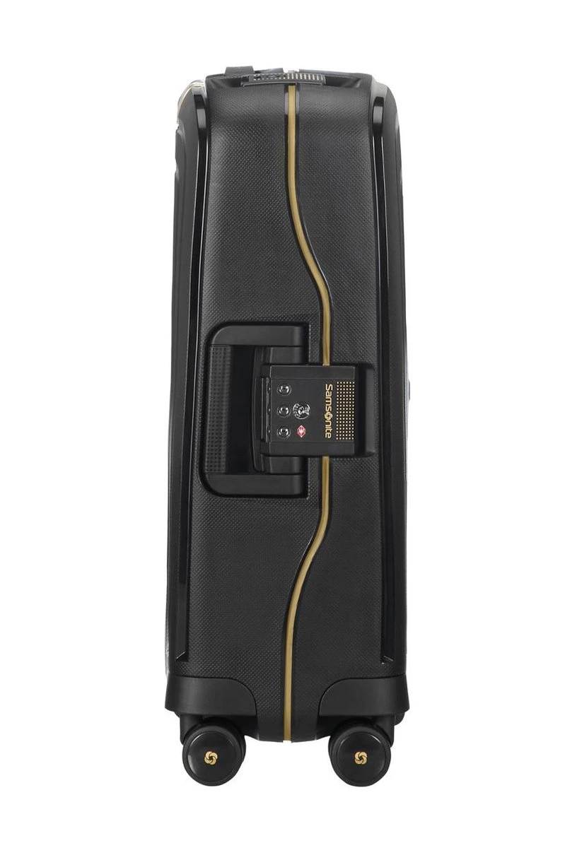 Samsonite Reiskoffer - S'Cure Dlx Spinner 55/20 (Handbagage) Black/Gold Deluscious 8 Samsonite Reiskoffer - S'Cure Dlx Spinner 55/20 (Handbagage) Black/Gold Deluscious - Afbeelding 6