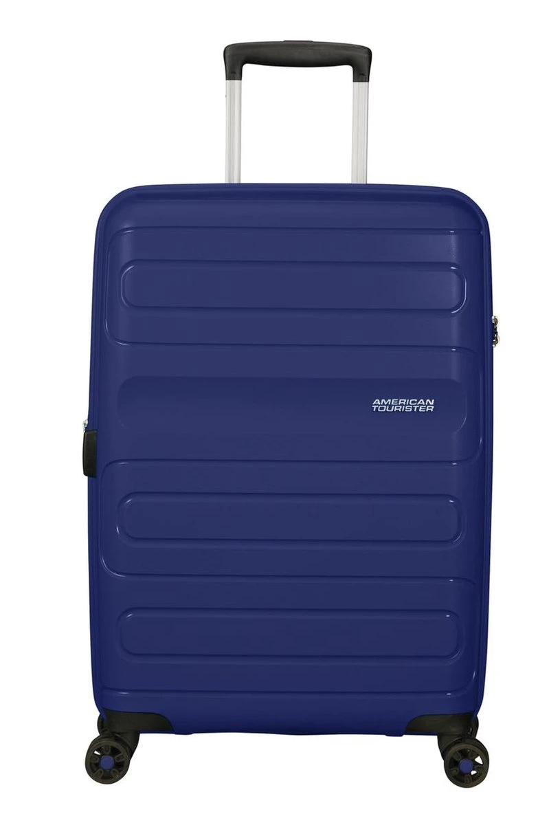 American Tourister Reiskoffer - Sunside Spinner 68/25 Uitbreidbaar (Medium) Dark Navy 4 American Tourister Reiskoffer - Sunside Spinner 68/25 Uitbreidbaar (Medium) Dark Navy - Afbeelding 2