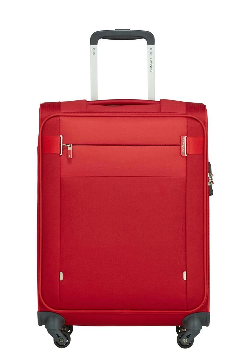 Samsonite Reiskoffer - Citybeat Spinner 55/20 Length 40Cm (Handbagage) Red 4 Samsonite Reiskoffer - Citybeat Spinner 55/20 Length 40Cm (Handbagage) Red - Afbeelding 2