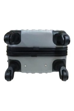 SB Travelbags 'Expandable' Handbagage Koffer 53cm 4 Wielen Trolley - Zilver -Bagage Kortingen Winkel 799x1200 97