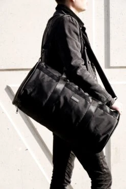 Norlander Twill Weekendtas 50L - Rugtas - Met Draagriem - Zwart -Bagage Kortingen Winkel 800x1200 200