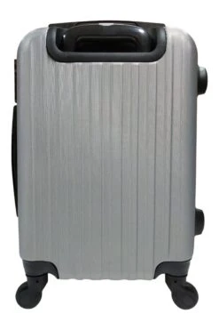 SB Travelbags 'Expandable' Handbagage Koffer 53cm 4 Wielen Trolley - Zilver -Bagage Kortingen Winkel 800x1200 52
