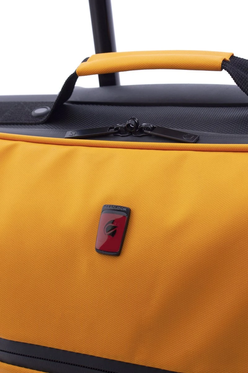 Gladiator Polar Handbagage Laptop Wieltas / Koffer - 55 Cm - 14 Inch - Geel 10 Gladiator Polar Handbagage Laptop Wieltas / Koffer - 55 Cm - 14 Inch - Geel - Afbeelding 8