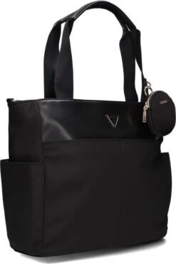 Guess Reistas / Weekendtas - 32 X 44 X 7 Cm - 10 Liter - Eco Gemma - Zwart -Bagage Kortingen Winkel 802x1200 9