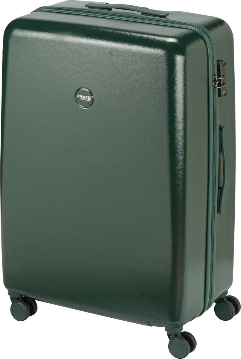 Princess Traveller Harlem - Reiskoffer - Groen - L - 76cm 4 Princess Traveller Harlem - Reiskoffer - Groen - L - 76cm - Afbeelding 2