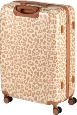 Princess Traveller Leopard - Reiskoffer - Crème/Taupe - L - 76cm -Bagage Kortingen Winkel 806x1200 2