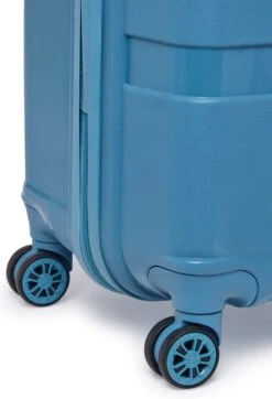 ©TROLLEYZ - Paris No.5 - Trolley - 55cm Met TSA Slot - Dubbele Wielen - 360° Spinners - 100% Polypropyleen - Handbagage Koffer In Ice Blue -Bagage Kortingen Winkel 819x1200 1