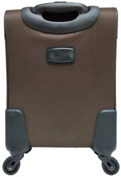 Stoffen Handbagage Koffer 51cm 4 Wielen Trolley - Bruin 15 Stoffen Handbagage Koffer 51cm 4 Wielen Trolley - Bruin -Bagage Kortingen Winkel 822x1200