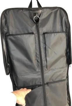 Luxe Mantel Togahoes - Toga - Handbagage Reistas - Kostuumtas - Kledingtas - 177 Cm Opvouwbaar -Bagage Kortingen Winkel 822x1200 3