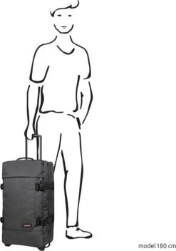 Eastpak TRANVERZ M Reiskoffer (67 X 35.5 X 30 Cm) - Black Denim 24 Eastpak TRANVERZ M Reiskoffer (67 X 35.5 X 30 Cm) - Black Denim -Bagage Kortingen Winkel 842x1200 8