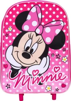 Disney MINNIE MOUSE Polka Dots Trolley Koffertje Vakantie Logeren Tripjes Roze -Bagage Kortingen Winkel 845x1200 1