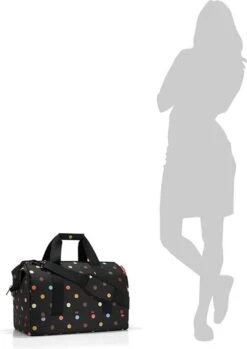 Reisenthel Allrounder L Reistas Sporttas - Maat L - 30L - Dots Zwart -Bagage Kortingen Winkel 849x1200 3