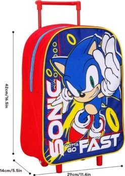 SONIC The Hedgehog Trolley Koffertje Vakantie Logeren Tripjes -Bagage Kortingen Winkel 851x1200 1