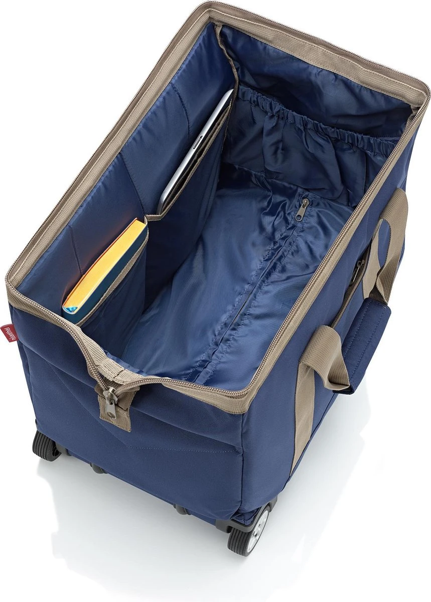 Reisenthel Allrounder Trolley Reiskoffer Reistas Op 2 Wielen - 30L - Dark Blue Donkerblauw 6 Reisenthel Allrounder Trolley Reiskoffer Reistas Op 2 Wielen - 30L - Dark Blue Donkerblauw - Afbeelding 4