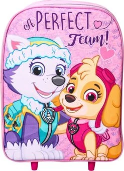 Paw Patrol Skye & Everest Trolley Koffer School Logeren Vakantie -Bagage Kortingen Winkel 873x1200 7