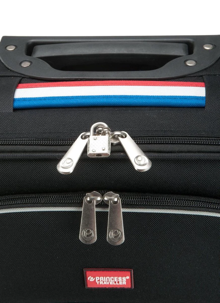 Princess Barcelona Dutch Design - Reiskoffer - 75 Cm - Zwart 4 Princess Barcelona Dutch Design - Reiskoffer - 75 Cm - Zwart - Afbeelding 2