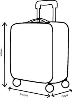 Decent Lumi Fix Handbagage Koffer - 55 Cm - Black/Blue -Bagage Kortingen Winkel 879x1200 2