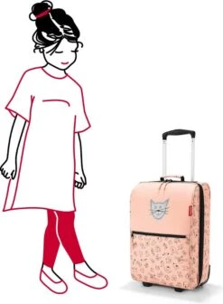 Reisenthel Trolley XS Kids Reiskoffer Kind - Maat XS - 12L - Cats&Dogs Rose Roze -Bagage Kortingen Winkel 883x1200