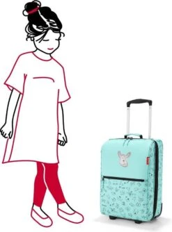 Reisenthel Trolley XS Kids Reiskoffer Kind - Maat XS - 12L - Cats&Dogs Mint -Bagage Kortingen Winkel 887x1200